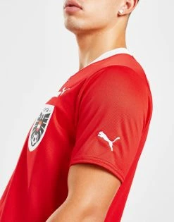 Puma Østrig 2022 Hjemmebanetrøje Herre Rød 12 Puma Østrig 2022 Hjemmebanetrøje Herre Rød -Herretoj Salg jd 527671 d