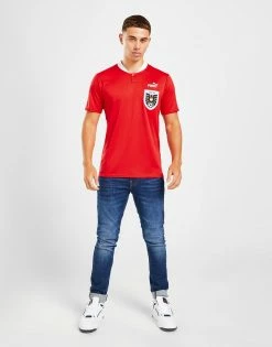 Puma Østrig 2022 Hjemmebanetrøje Herre Rød 15 Puma Østrig 2022 Hjemmebanetrøje Herre Rød -Herretoj Salg jd 527671 g