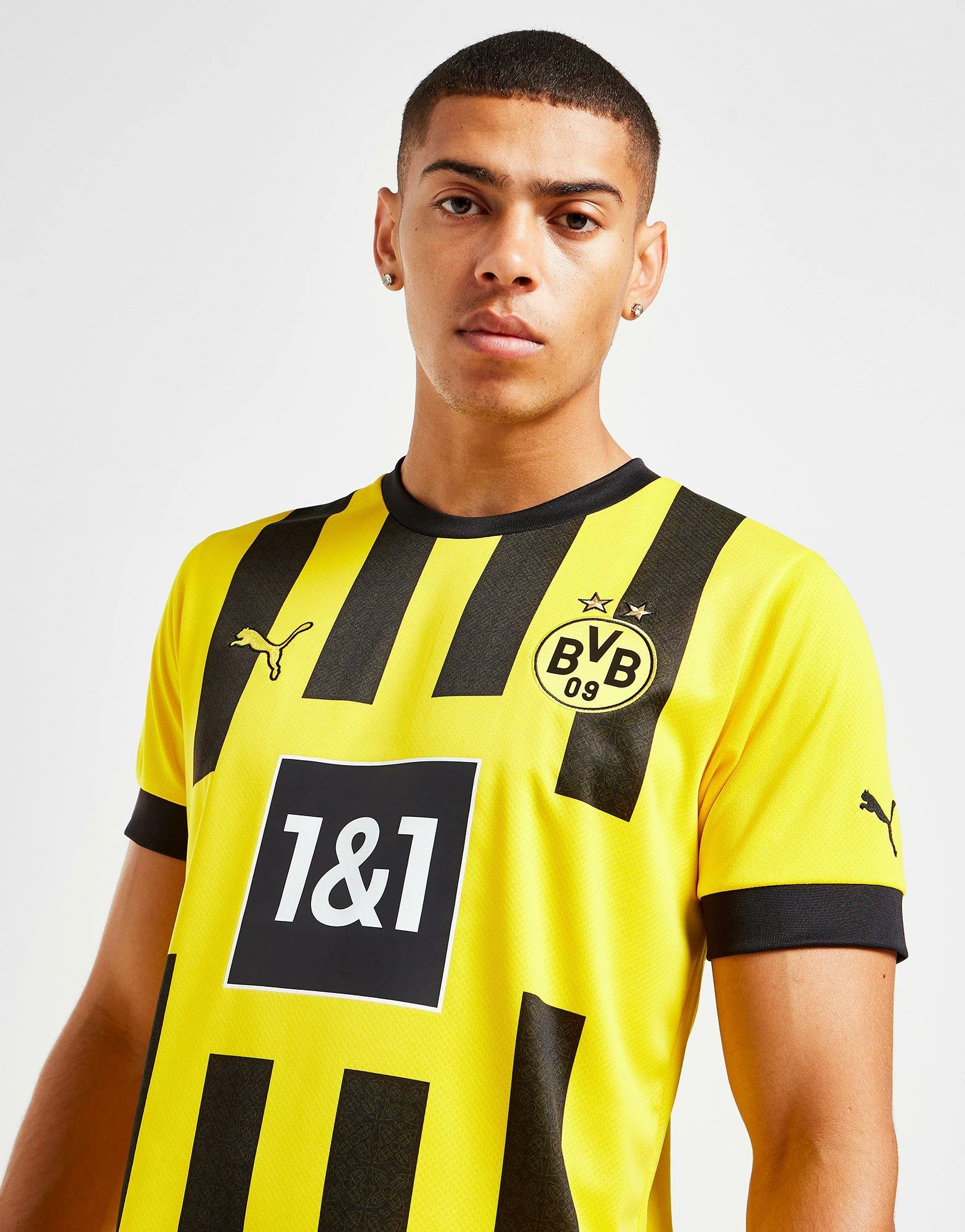 Puma Borussia Dortmund 2022/23 Home Shirt Gul 3 Puma Borussia Dortmund 2022/23 Home Shirt Gul
