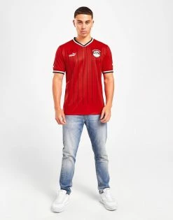 Puma Eygpt 2022/23 Home Shirt Rød -Herretoj Salg jd 527681 f