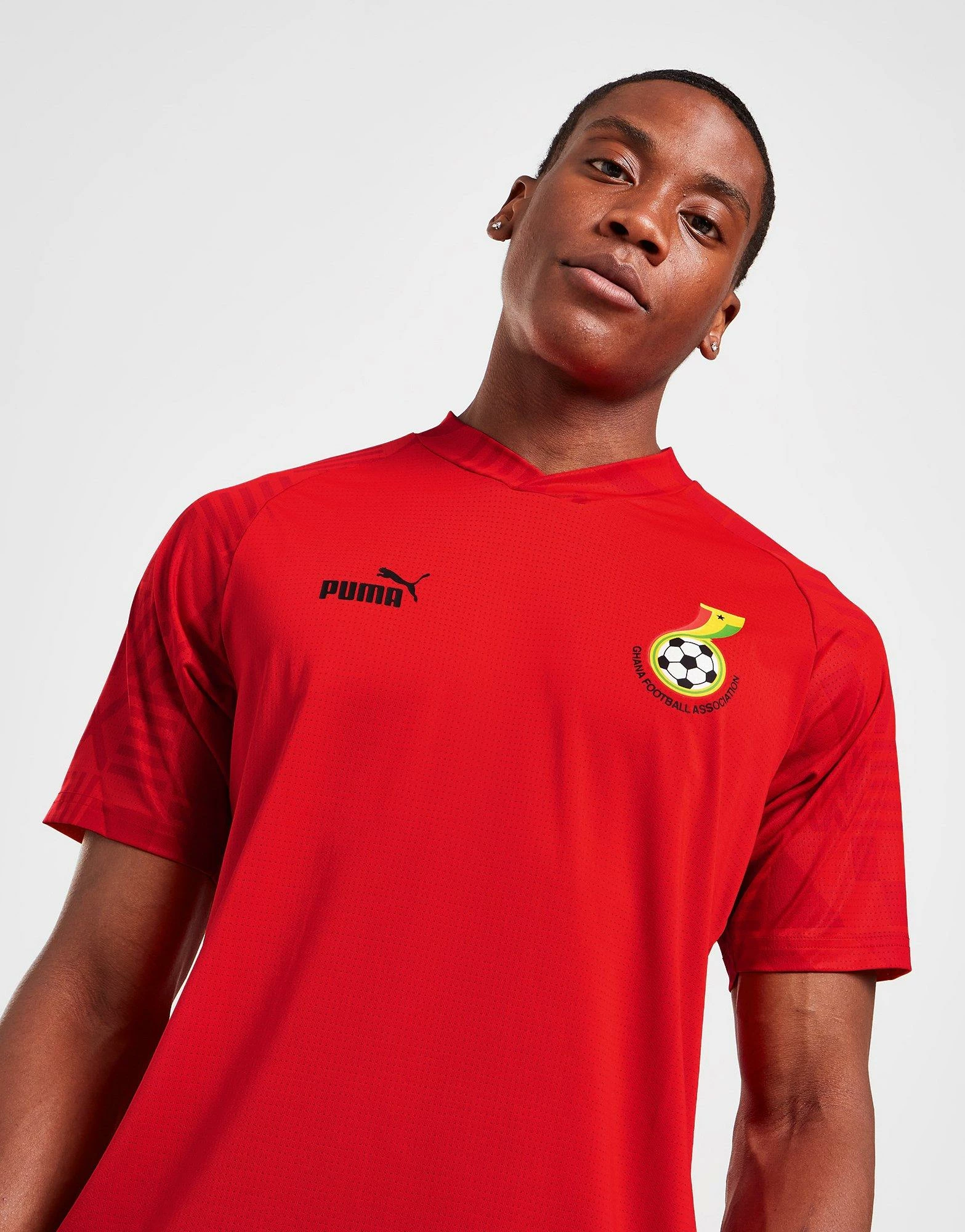 Puma Ghana Pre Match Shirt Rød 3 Puma Ghana Pre Match Shirt Rød