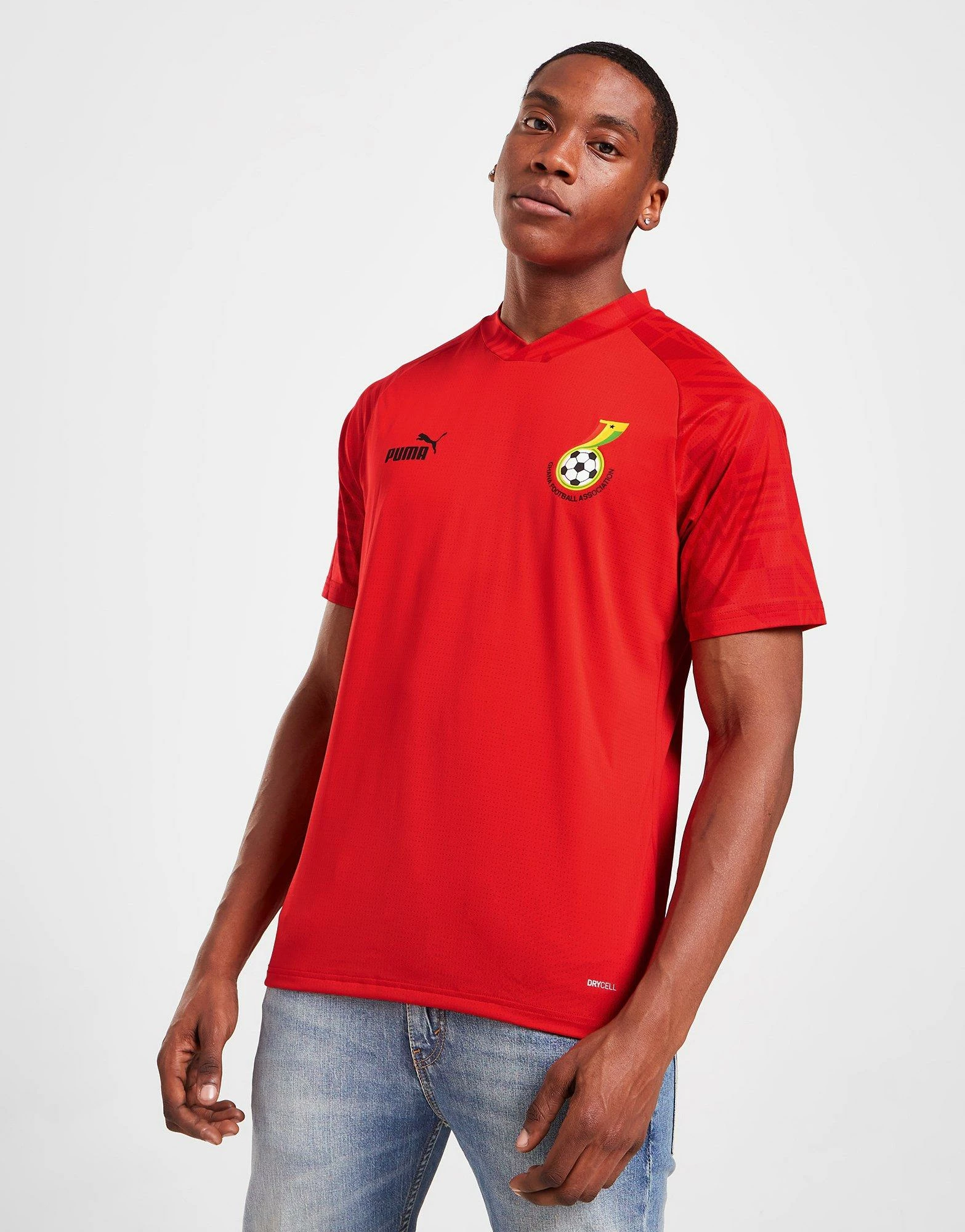 Puma Ghana Pre Match Shirt Rød 4 Puma Ghana Pre Match Shirt Rød - Billede 2