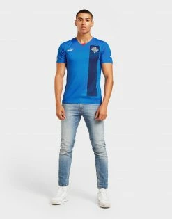Puma Iceland 2022 Home Shirt Blå -Herretoj Salg jd 527689 d