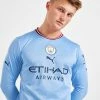 Puma Manchester City FC 2022/23 Long Sleeve Home Shirt Blå -Herretoj Salg jd 527750 a