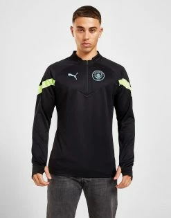 Puma Manchester City Fc Training 1/4 Zip Top Sort -Herretoj Salg jd 527812 b