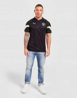 Puma Manchester City Fc Training Shirt Sort -Herretoj Salg jd 527818 d