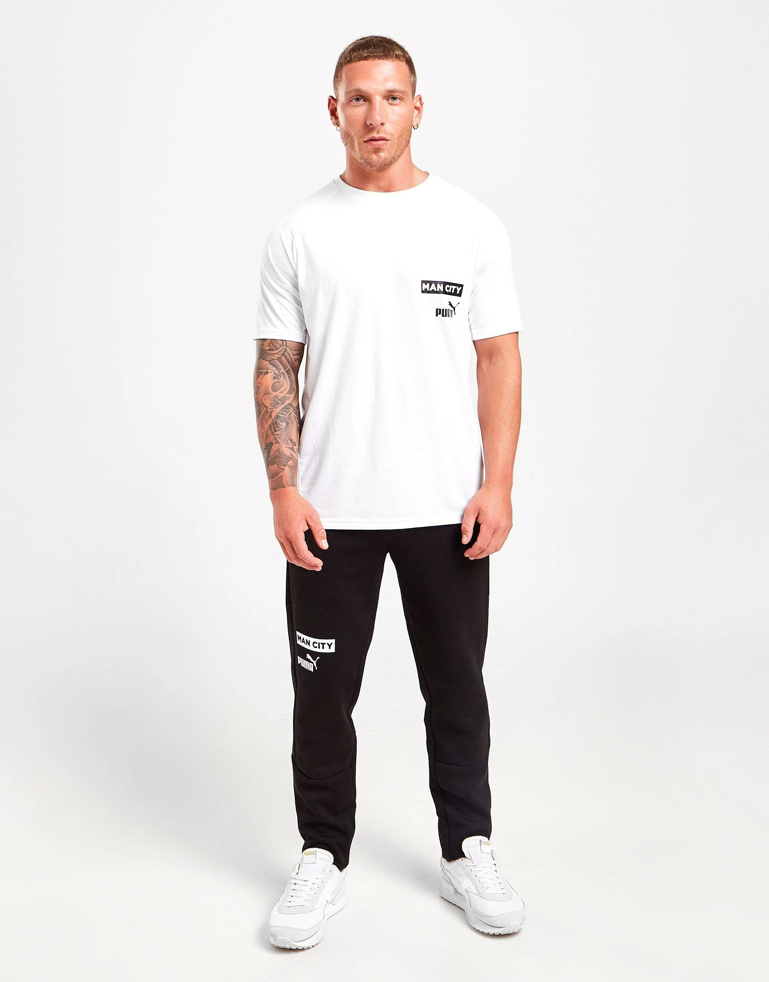 Puma Manchester City Fc Casuals T-shirt Hvid 7 Puma Manchester City Fc Casuals T-shirt Hvid - Billede 5