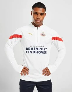 Puma PSV Eindhoven 1/4 Zip Training Top Hvid