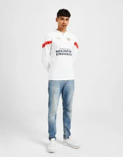 Puma PSV Eindhoven 1/4 Zip Training Top Hvid -Herretoj Salg jd 527855 e