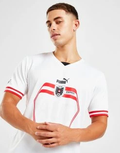 Puma Østrig 2022 Udebanetrøje Herre Hvid