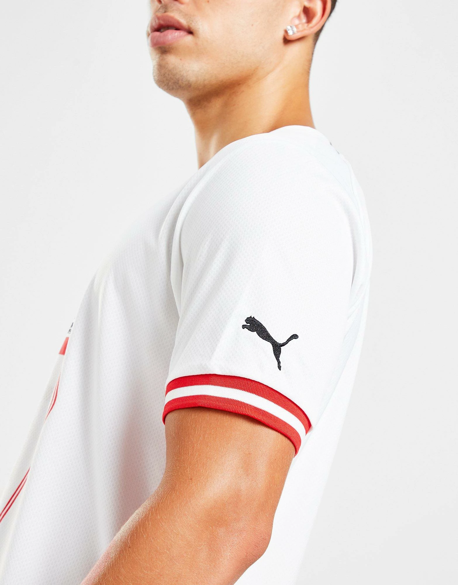 Puma Østrig 2022 Udebanetrøje Herre Hvid 6 Puma Østrig 2022 Udebanetrøje Herre Hvid - Billede 4