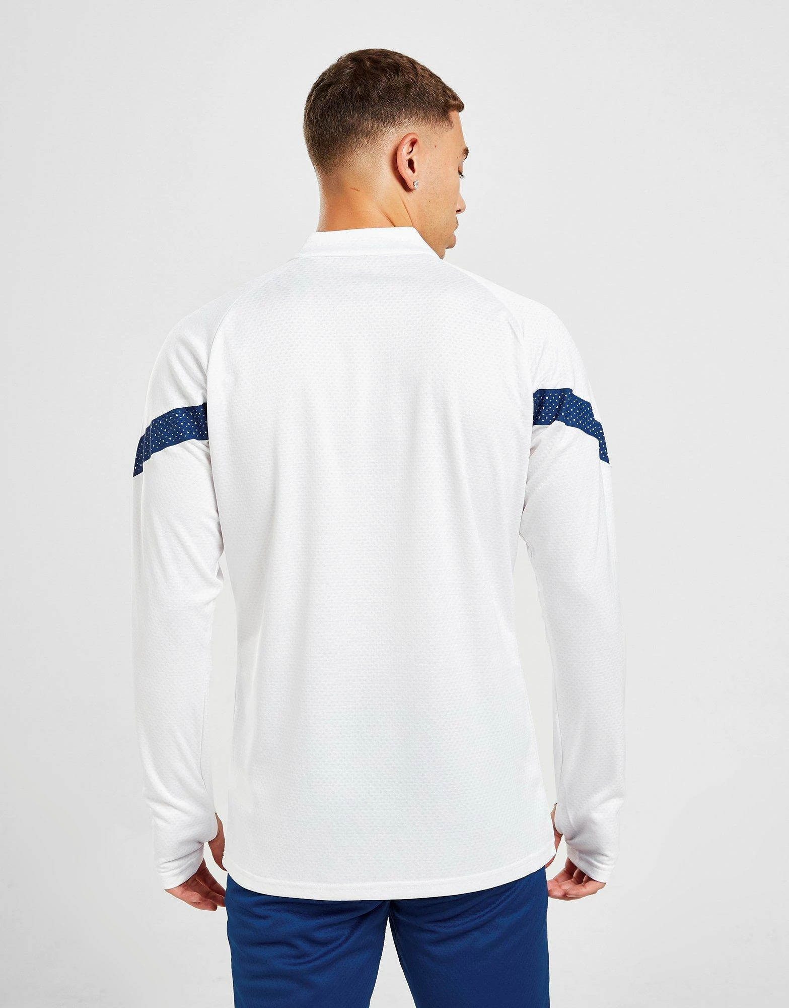 Puma Olympique Marseille Training 1/4 Zip Top Hvid 5 Puma Olympique Marseille Training 1/4 Zip Top Hvid - Billede 3