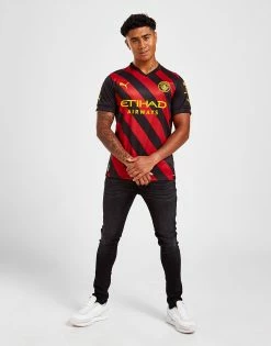 Puma Manchester City FC 2022/23 Udebanetrøje Herre Sort -Herretoj Salg jd 527990 h