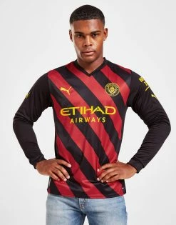 Puma Manchester City FC 2022/23 Langærmet Udebanetrøje Herre Sort 10 Puma Manchester City FC 2022/23 Langærmet Udebanetrøje Herre Sort -Herretoj Salg jd 527991 c
