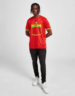 Puma Ghana 2022 Away Shirt Rød -Herretoj Salg jd 528028 f
