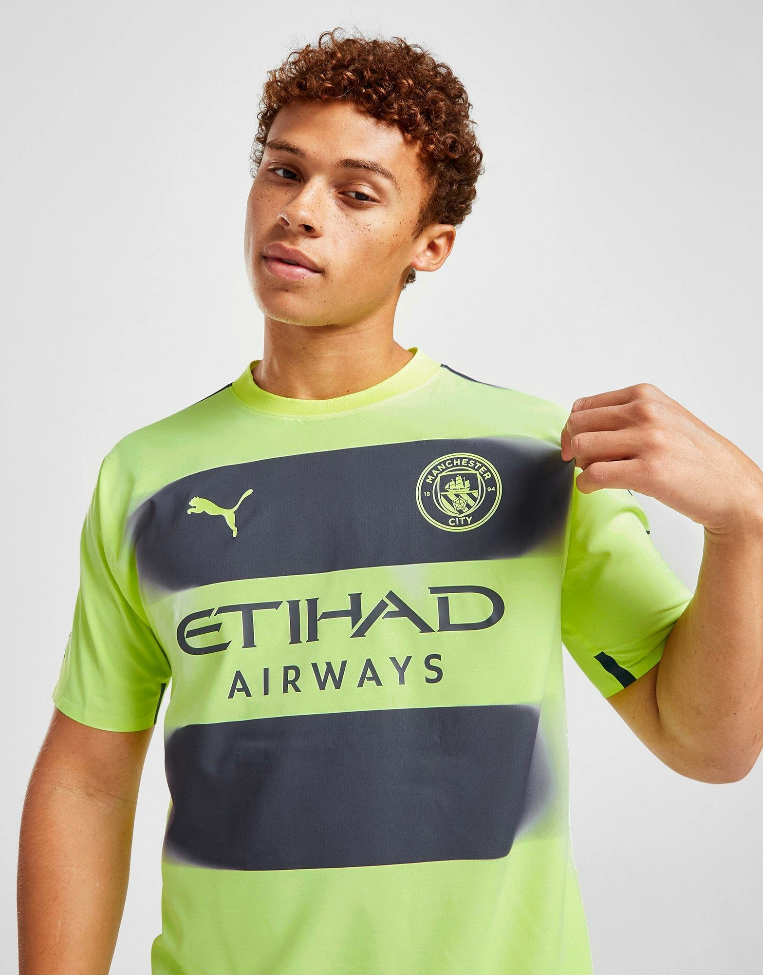 Puma Manchester City FC 2022/23 Third Shirt Gul 3 Puma Manchester City FC 2022/23 Third Shirt Gul