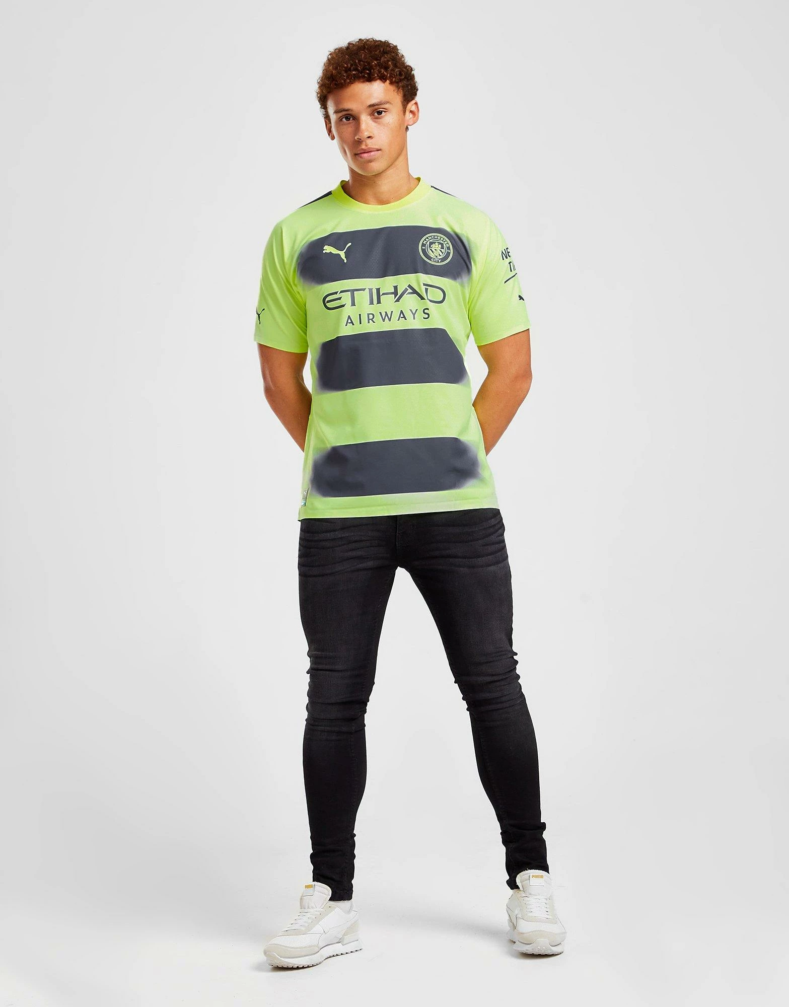 Puma Manchester City FC 2022/23 Third Shirt Gul 6 Puma Manchester City FC 2022/23 Third Shirt Gul - Billede 4