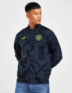 Puma Manchester City FC Pre Match Jacket Blå -Herretoj Salg jd 528050 b