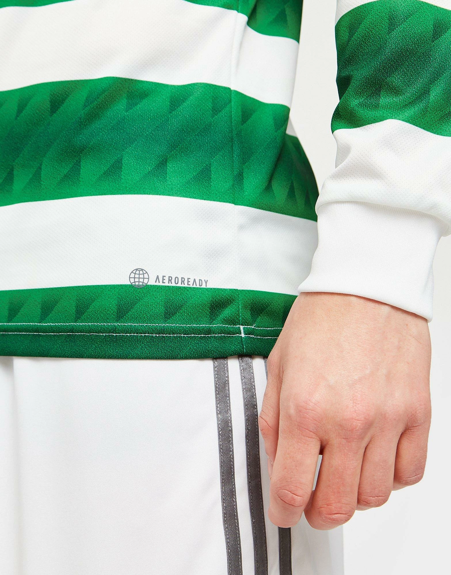 Adidas Celtic FC 2022/23 Home Long Sleeve Shirt Hvid 7 Adidas Celtic FC 2022/23 Home Long Sleeve Shirt Hvid - Billede 5