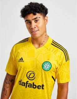 Adidas Celtic FC 2022/23 Home Goalkeeper Shirt Gul