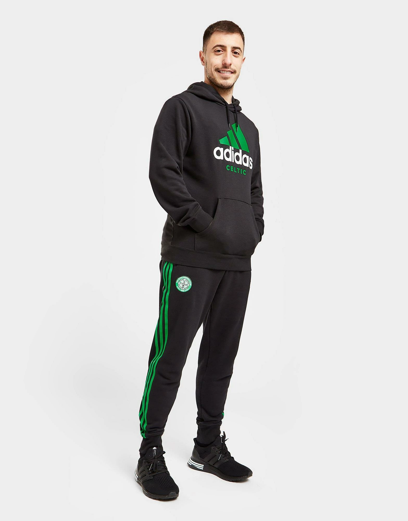 Adidas Celtic FC DNA Joggers Sort 4 Adidas Celtic FC DNA Joggers Sort - Billede 2