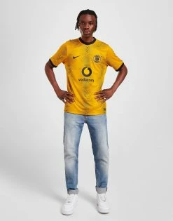 Nike Kaizer Chiefs FC 2022/23 Hjemmebanetrøje Herre Gul -Herretoj Salg jd 529547 d