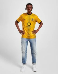 Nike Kaizer Chiefs FC 2022/23 Hjemmebanetrøje Herre Gul -Herretoj Salg jd 529547 e