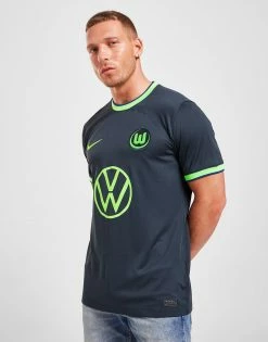 Nike VFL Wolfsburg 2022/23 Away Shirt Grøn -Herretoj Salg jd 529714 b