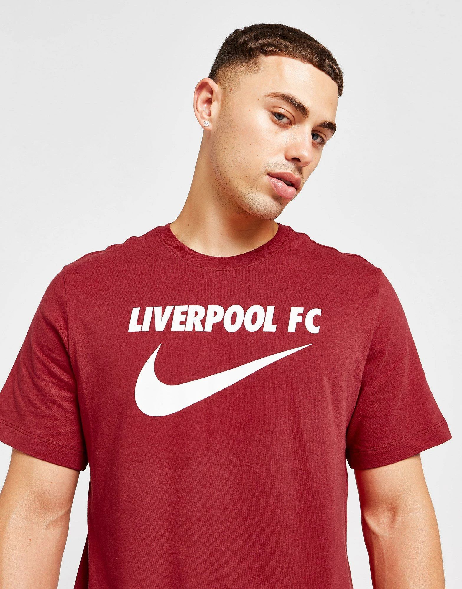 Nike Liverpool FC Swoosh T-Shirt Herre Rød 3 Nike Liverpool FC Swoosh T-Shirt Herre Rød