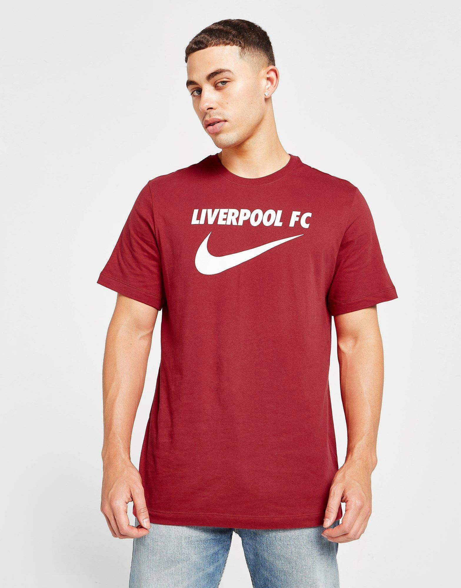 Nike Liverpool FC Swoosh T-Shirt Herre Rød 5 Nike Liverpool FC Swoosh T-Shirt Herre Rød - Billede 3