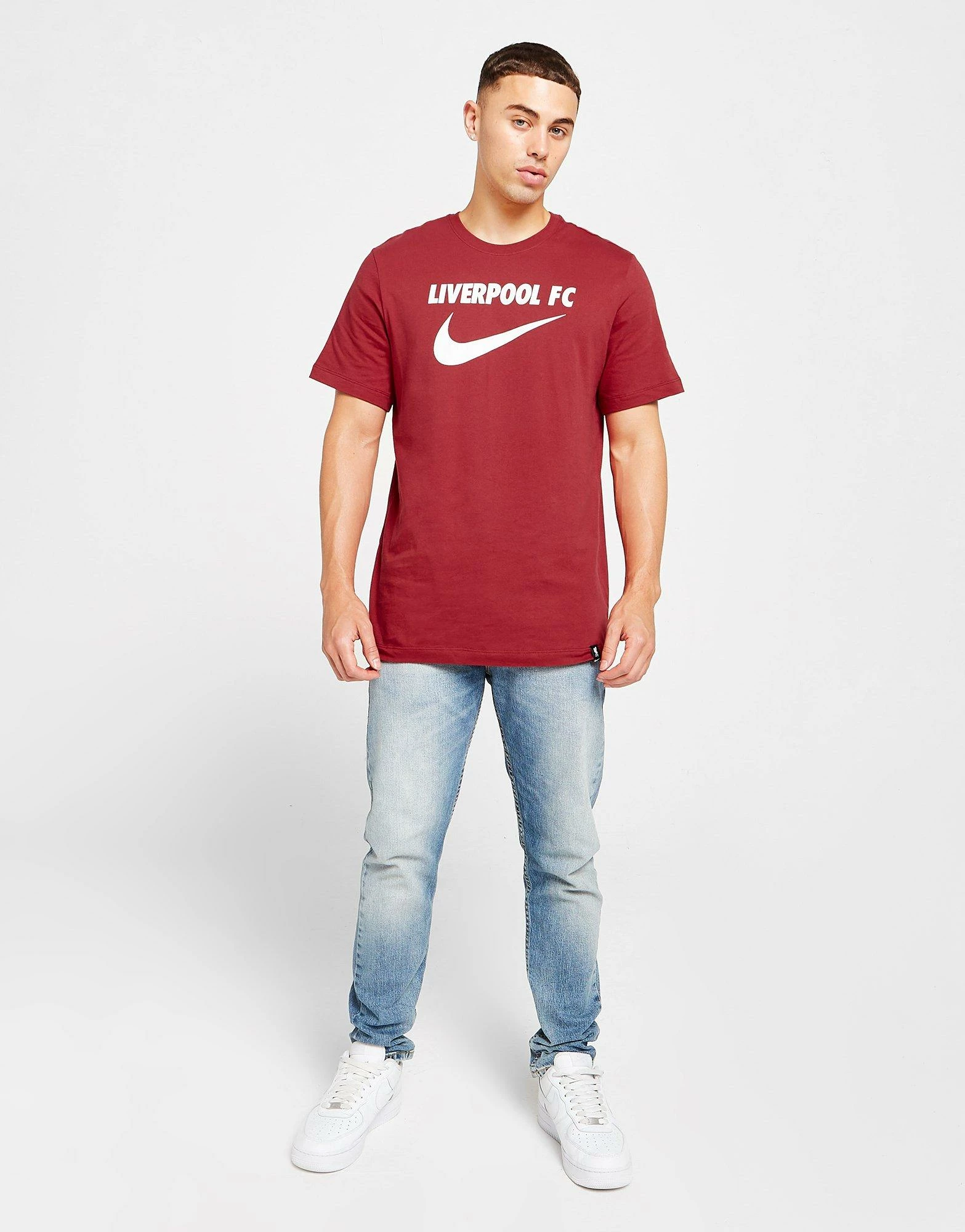 Nike Liverpool FC Swoosh T-Shirt Herre Rød 6 Nike Liverpool FC Swoosh T-Shirt Herre Rød - Billede 4
