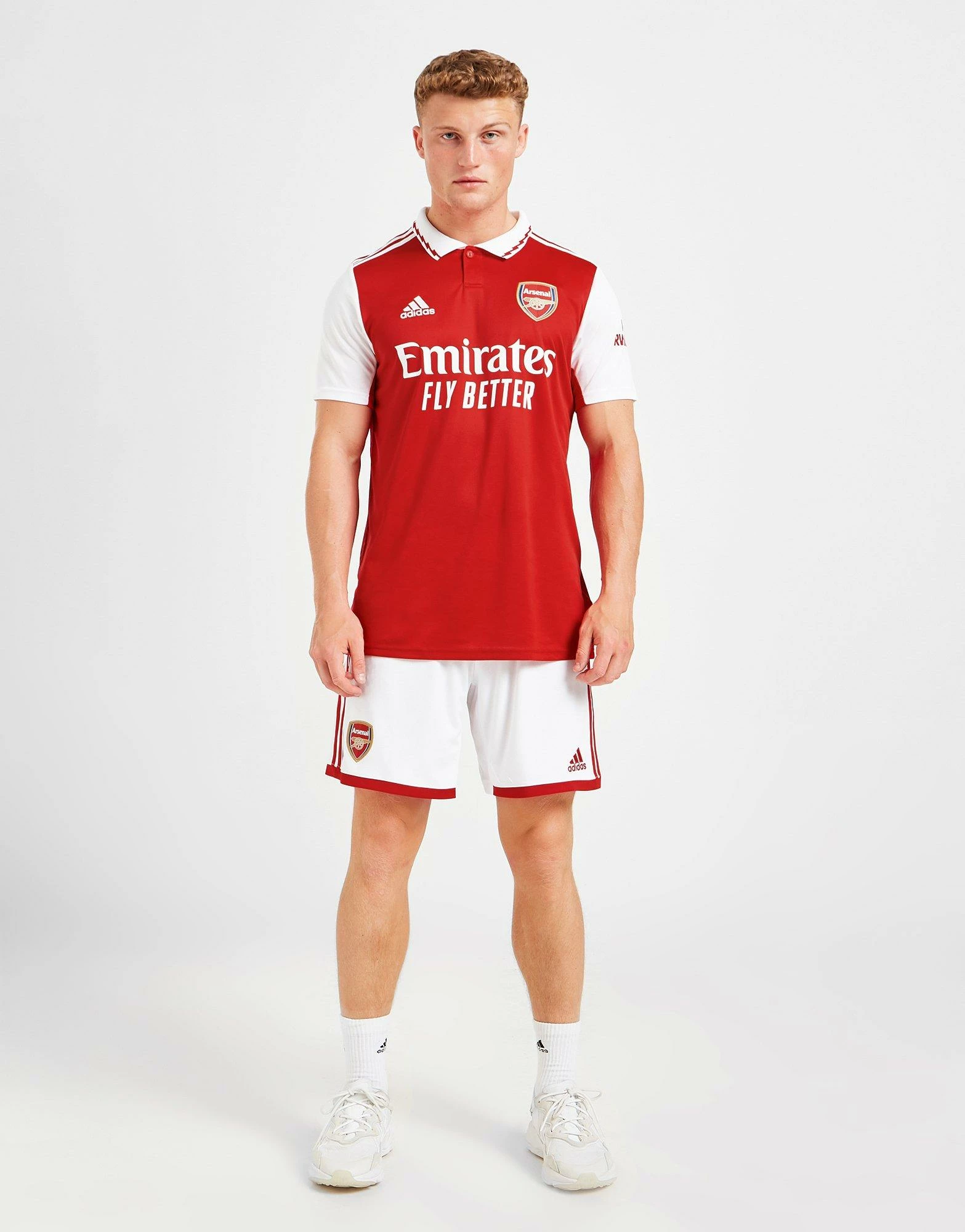 Adidas Arsenal FC 2022/23 Hjemmebaneshorts Herre Hvid 3 Adidas Arsenal FC 2022/23 Hjemmebaneshorts Herre Hvid