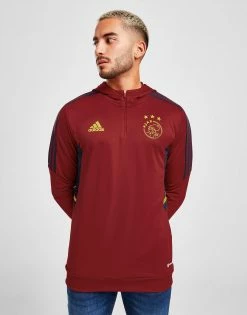 Adidas Ajax Trænings Hættetrøje Herre Rød