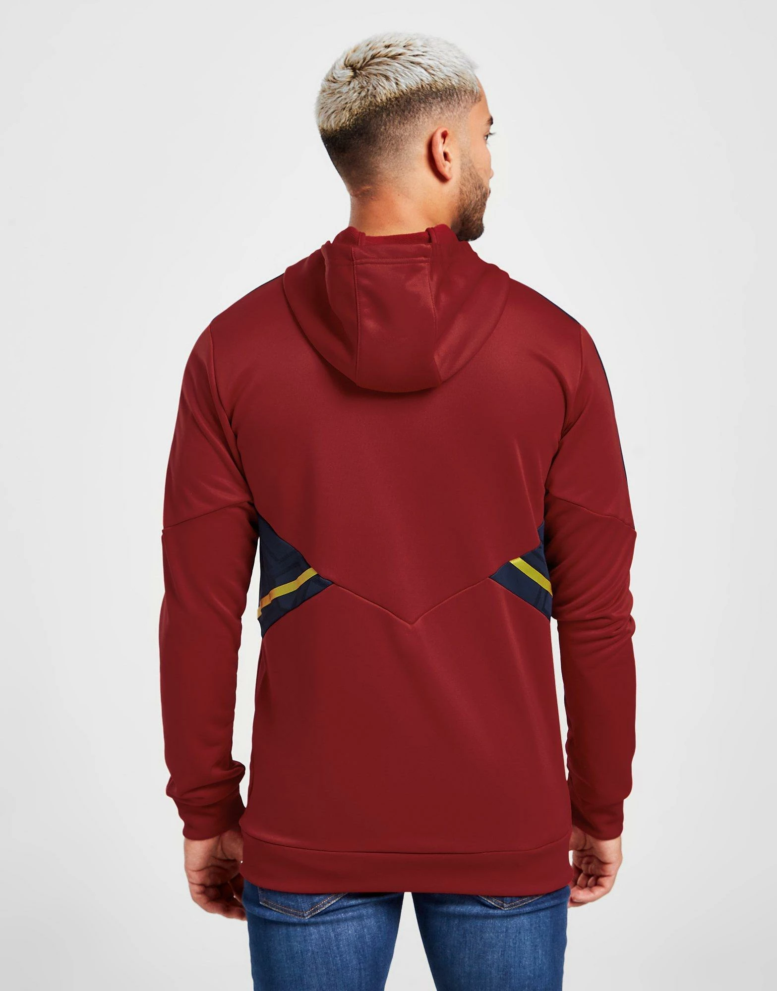 Adidas Ajax Trænings Hættetrøje Herre Rød 5 Adidas Ajax Trænings Hættetrøje Herre Rød - Billede 3