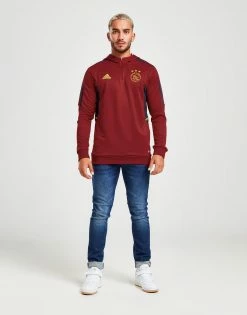 Adidas Ajax Trænings Hættetrøje Herre Rød 10 Adidas Ajax Trænings Hættetrøje Herre Rød -Herretoj Salg jd 533265 d