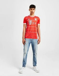 Adidas Fc Bayern Munich 2022/23 Home Shirt Rød -Herretoj Salg jd 533272 e