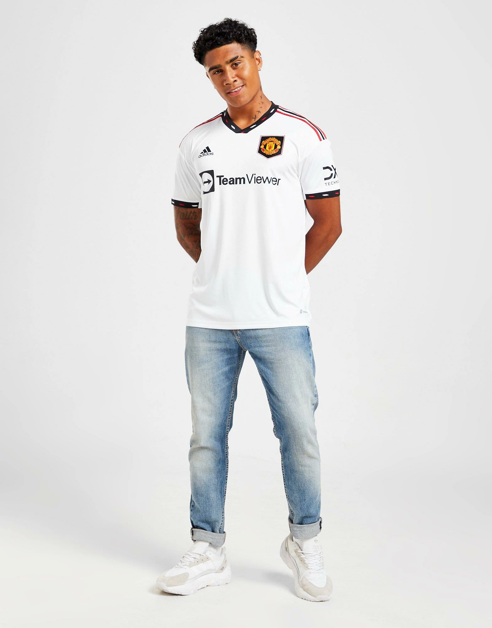 Adidas Manchester United FC 2022/23 Away Jersey Hvid 6 Adidas Manchester United FC 2022/23 Away Jersey Hvid - Billede 4