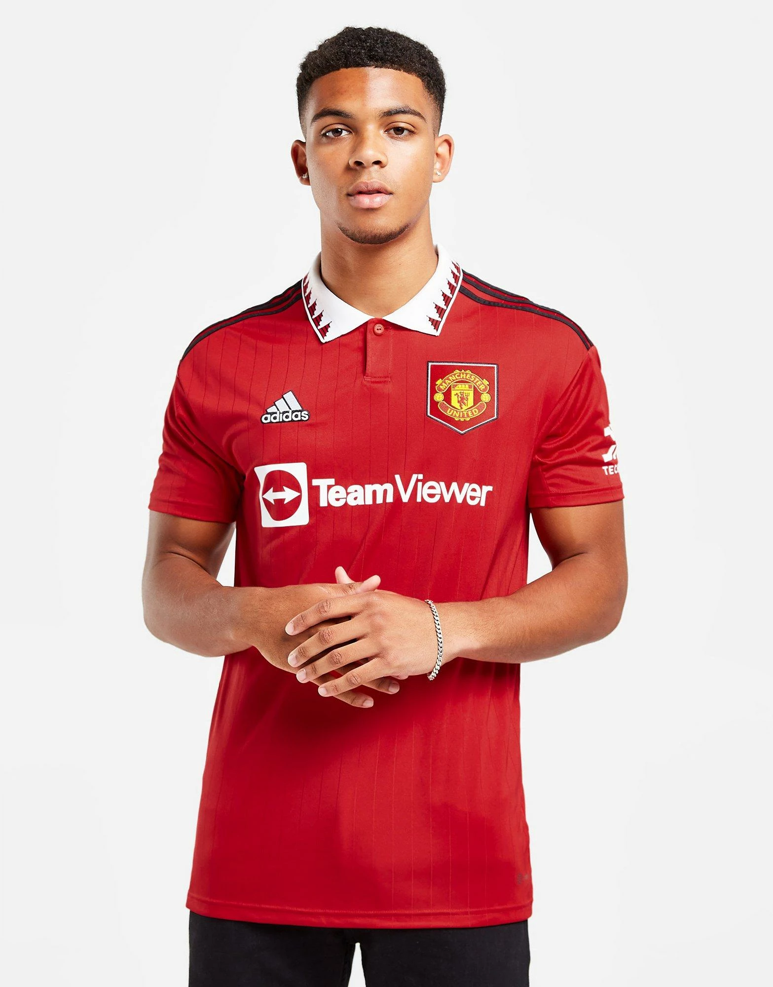 Adidas Manchester United Fc 2022/23 Home Shirt Rød 3 Adidas Manchester United Fc 2022/23 Home Shirt Rød