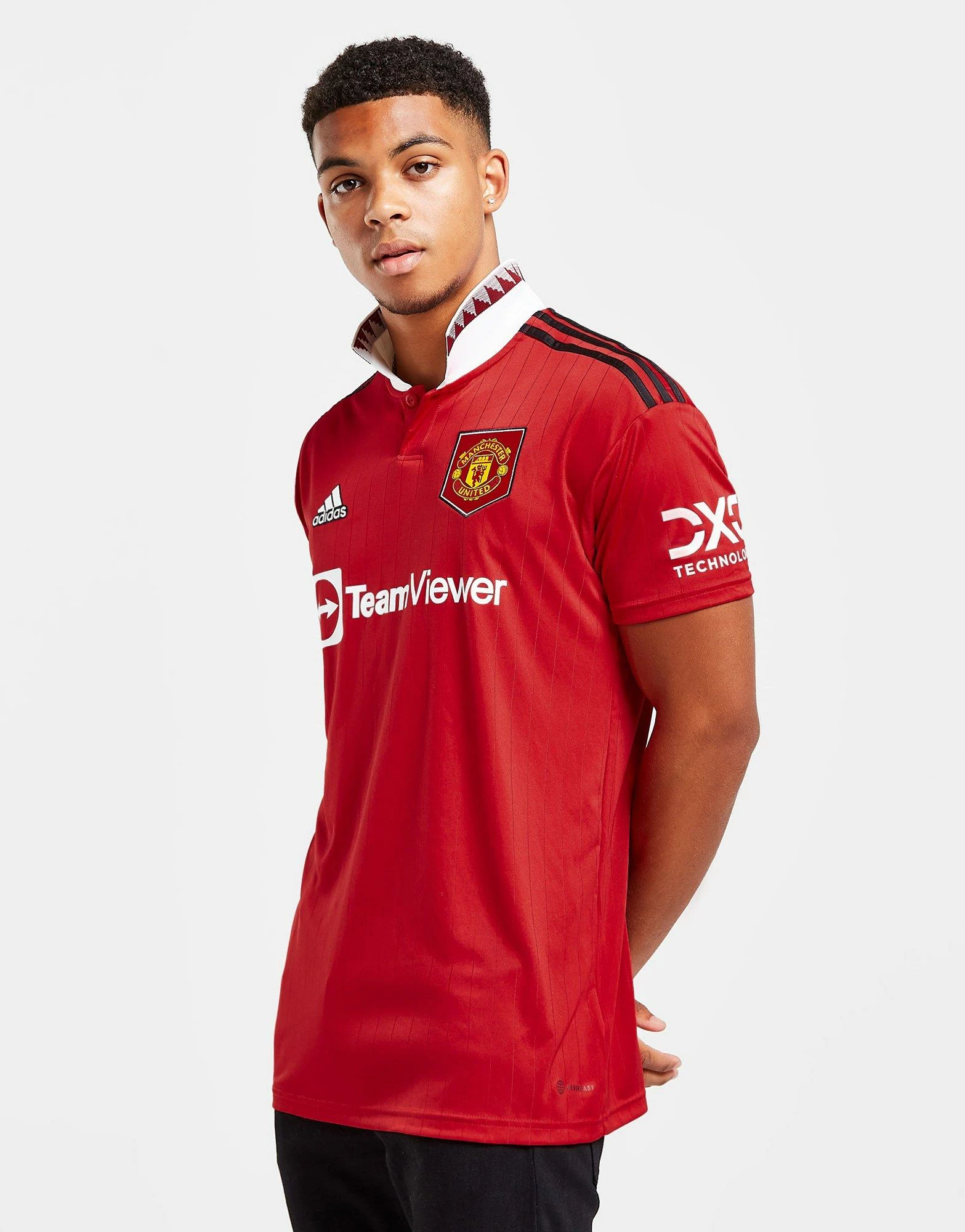 Adidas Manchester United Fc 2022/23 Home Shirt Rød 5 Adidas Manchester United Fc 2022/23 Home Shirt Rød - Billede 3
