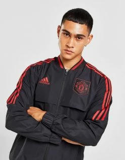 Adidas Manchester United FC Anthem Jacket Sort