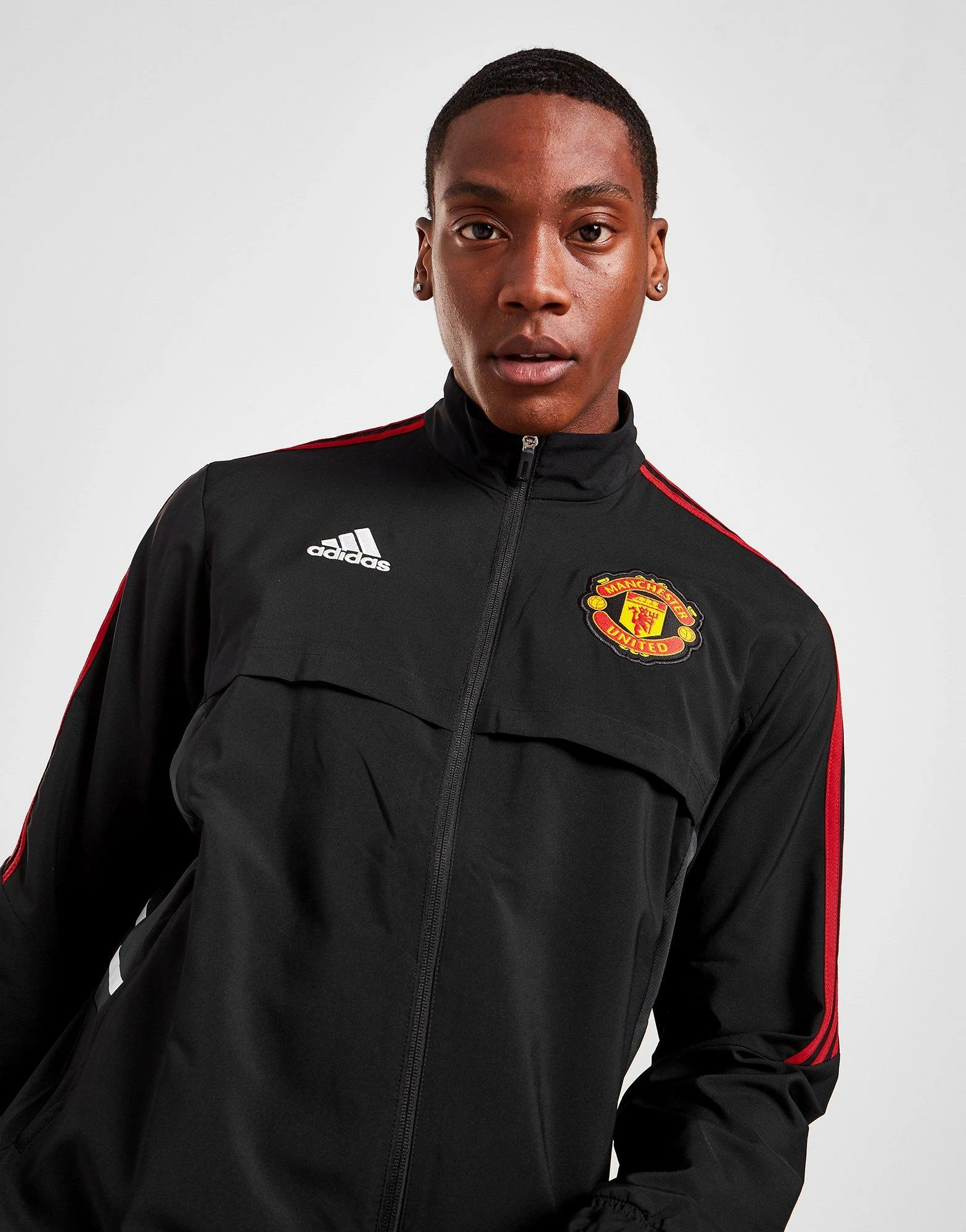 Adidas Manchester United Fc Presentation Jacket Sort 3 Adidas Manchester United Fc Presentation Jacket Sort