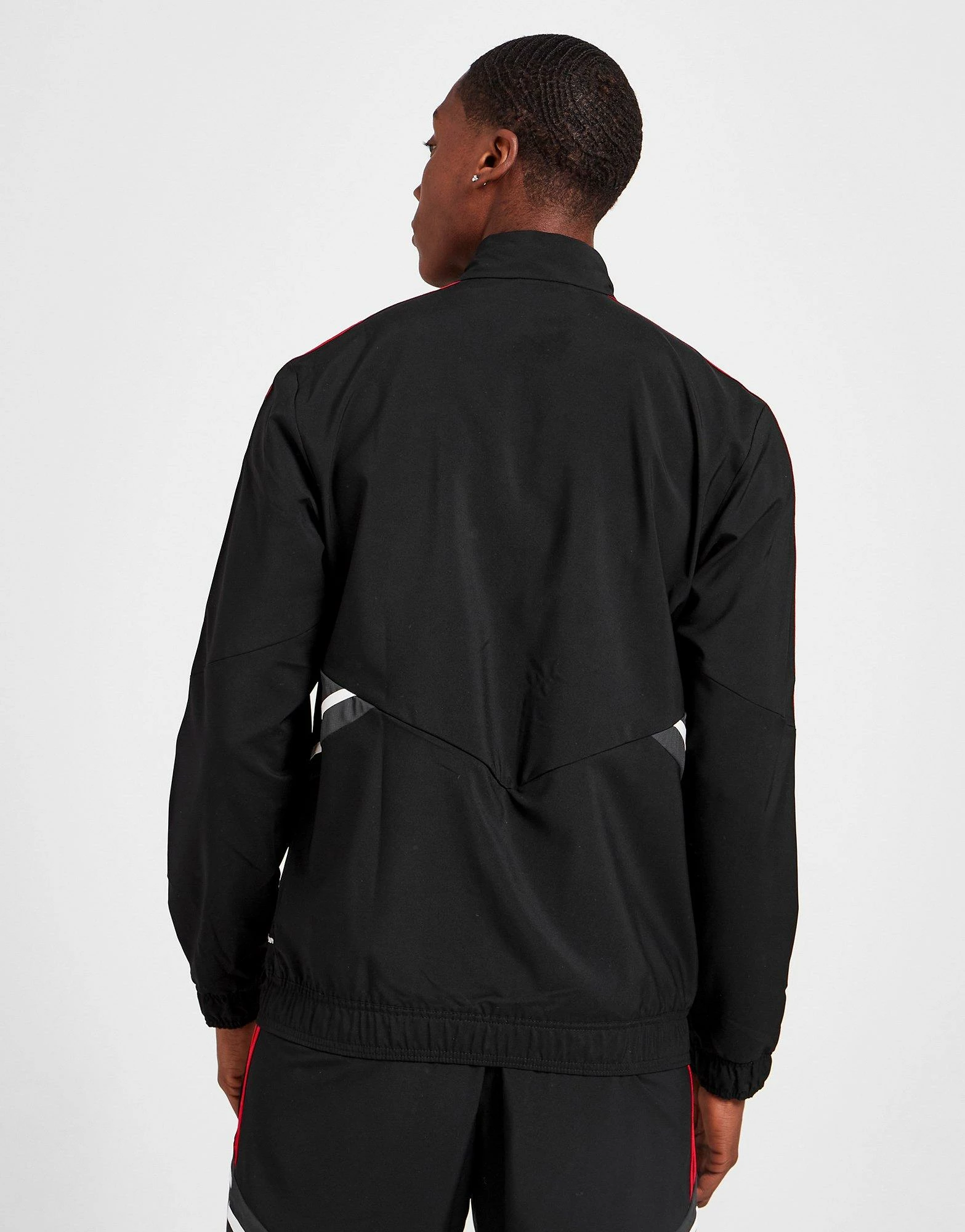 Adidas Manchester United Fc Presentation Jacket Sort 5 Adidas Manchester United Fc Presentation Jacket Sort - Billede 3