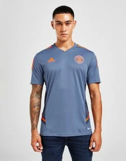 Adidas Manchester United Fc Training Shirt Blå