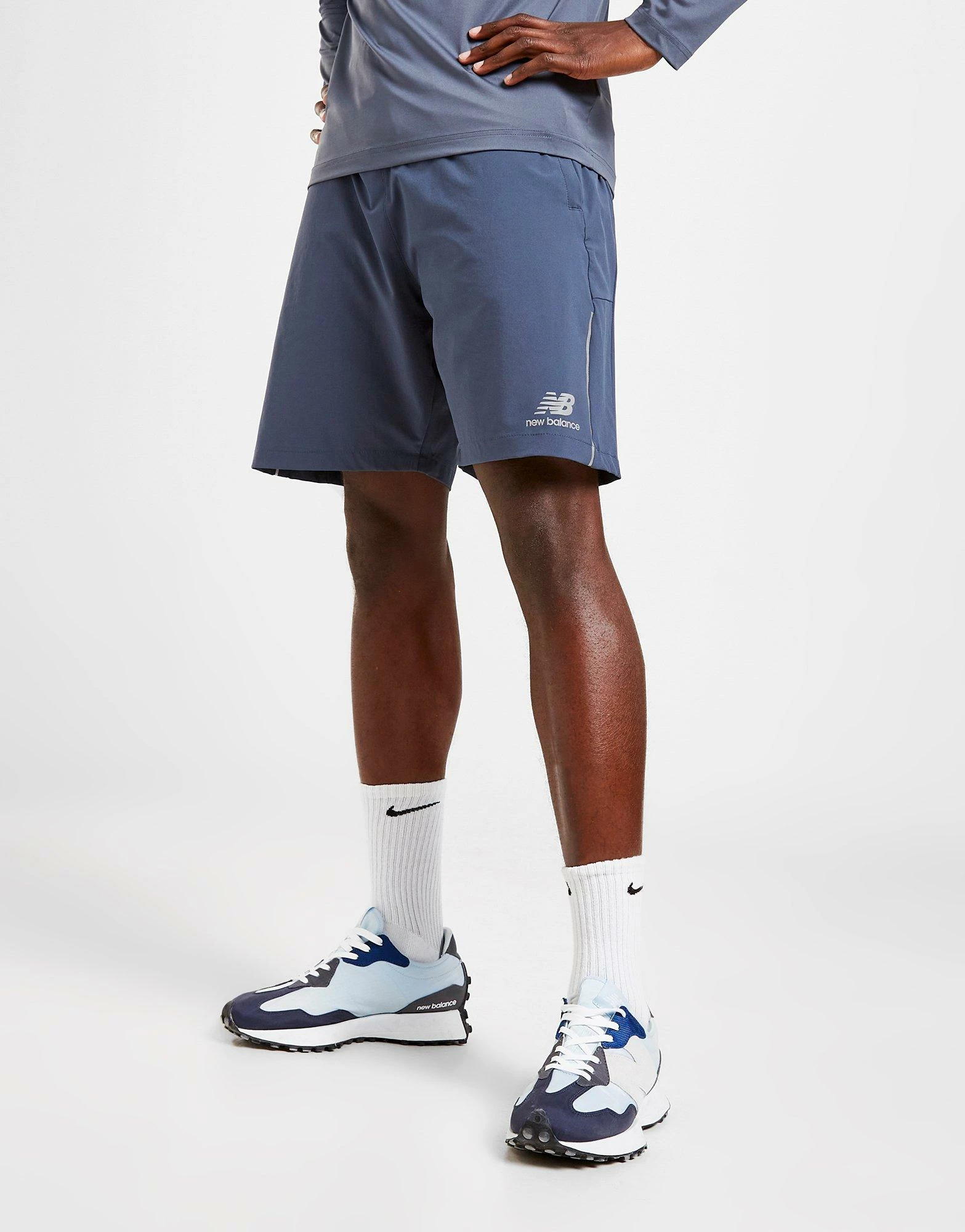 New Balance Shorts Herre Blå 5 New Balance Shorts Herre Blå - Billede 3