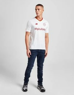 New Balance AS Roma 2022/23 Away Shirt Hvid -Herretoj Salg jd 535192 e