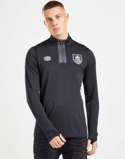 Umbro Burnley FC 1/4 Zip Top Sort -Herretoj Salg jd 545999 c