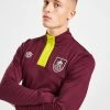 Umbro Burnley FC 1/4 Zip Top Rød -Herretoj Salg jd 546000 a