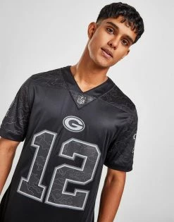 Nike NFL Green Bay Packers Rodgers #12 Jersey Sort -Herretoj Salg jd 546488 c