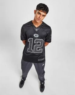Nike NFL Green Bay Packers Rodgers #12 Jersey Sort -Herretoj Salg jd 546488 f