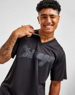 Nike MLB Chicago White Sox Triple Black Jersey Sort -Herretoj Salg jd 546641 d